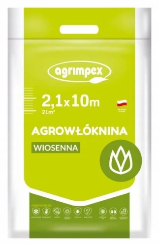 AGROWŁÓKNINA AGRIMPEX WIOSENNA 17G BIAŁA 2,1x10m