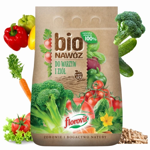 BIO NAWÓZ DO WARZYW I ZIÓŁ FLOROVIT PRO NATURA EKOLOGICZNY 5L