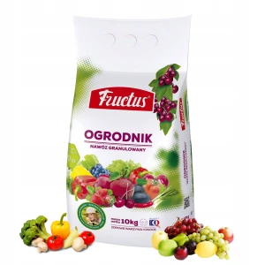 NAWÓZ WIELOSKŁADNIKOWY UNIWERSALNY FRUCTUS GRANULAT TRAWNIK WARZYWA 10KG