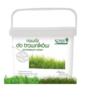 SUMIN NAWÓZ WIELOSKŁADNIKOWY GRANULAT DO TRAWNIKÓW POROŚNIĘTYCH MCHEM 5KG