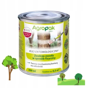AGROPAK KLEJ ENTOMOLOGICZNY ŚRODEK OWADOBÓJCZY DO DRZEW SZKODNIKI 200ML