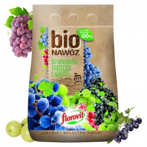 BIO NAWÓZ FLOROVIT DO WINOROŚLI AGRESTU PORZECZEK NATURALNY GRANULOWANY 5L