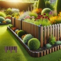OBRZEŻE PALISADA TWORZYWO SZTUCZNE CELLFAST 240CMX8,5CM BRĄZOWY ECO 5879
