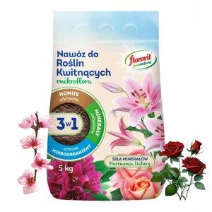 NAWÓZ ORGANICZNY NATURALNY GRUPA INCO GRANULAT DO ROŚLIN KWITNĄCYCH 3W1 5KG