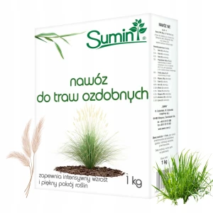 SUMIN NAWÓZ DO TRAW OZDOBNYCH ORYGINALNY GRANULAT OPTYMALNY SKŁAD 1KG