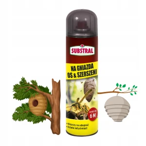 SUBSTRAL ROZPYLACZ GAŚNICA NA GNIAZDA OS I SZERSZENI ZASIĘG 6 METRÓW 500ML