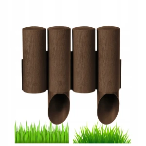 OBRZEŻE OGRODOWE PALISADA TWORZYWO SZTUCZNE CELLFAST 2,3CMX15CM BRĄZOWY