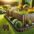 OBRZEŻE OGRODOWE PALISADA TWORZYWO SZTUCZNE CELLFAST 2,3CMX15CM BRĄZOWY 5986