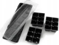 MINI SZKLARNIA 47 X 16 cm PLASTIKOWA Z POKRYWKĄ MINISZKLARENKA DO WYSIEWU 6138
