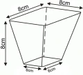 DONICZKI KWADRATOWE DO WYSIEWU VEFI NA ROZSADY 8x8x8 cm PLASTIKOWE 24 sztuk 6310