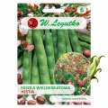 FASOLA SZPARAGOWA WIELOKWIATOWA KARŁOWA HESTIA BEZWŁÓKNISTA NASIONA 40g 6318