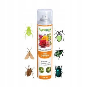 AGROPAK CHILLGARD SPRAY NATURALNE ODSTRASZANIE OWADÓW EKOLOGICZNY 300ML