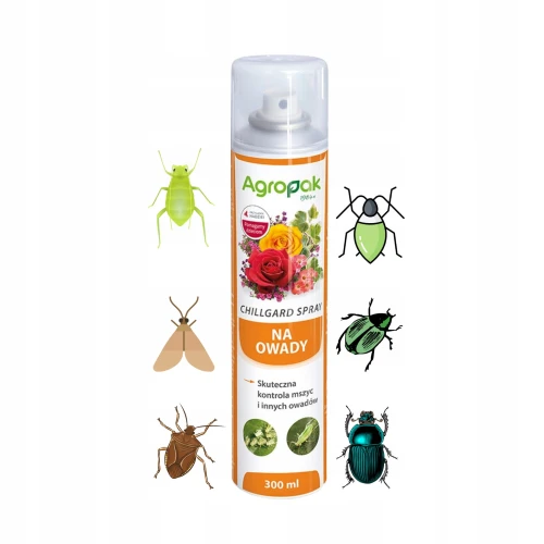 AGROPAK CHILLGARD SPRAY NATURALNE ODSTRASZANIE OWADÓW EKOLOGICZNY 300ML