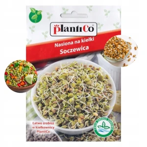 PLANTICO SOCZEWICA NASIONA KIEŁKI BOGACTWO WAPNIA FOSFORU ŻELAZA 30g