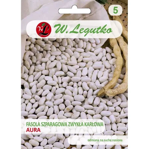FASOLA SZPARAGOWA AURA NA SUCHE NASIONA KARŁOWA LEGUTKO 50G