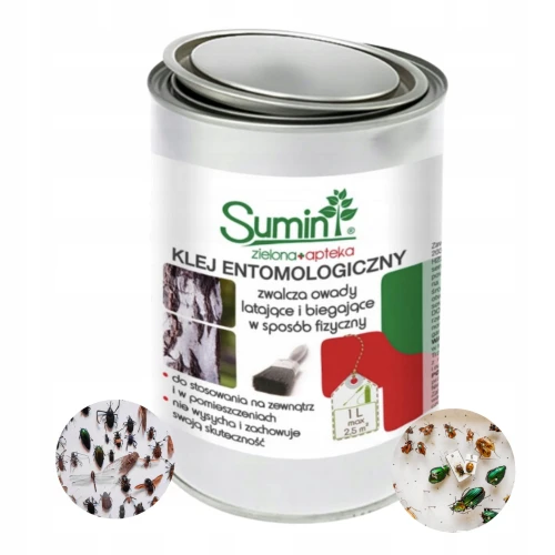 SUMIN KLEJ ENTOMOLOGICZNY ZWALCZA OWADY LEP DO DRZEW SKUTECZNY NA 2,5 M2 1L