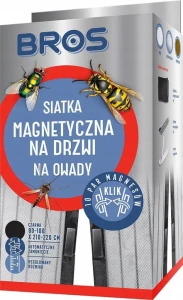 SIATKA MAGNETYCZNA NA DRZWI CZARNA BROS 220x100cm