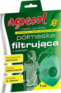 PÓŁMASKA FILTRUJĄCA Z ZAWOREM DO OPRYSKÓW AGRECOL
