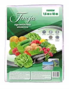 AGROWŁÓKNINA WIOSENNA BIAŁA OKRYCIOWA 1,6 x 10 m