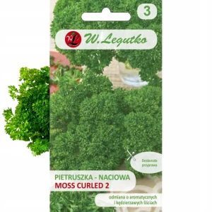 PIETRUSZKA NACIOWA KĘDZIERZAWA MOSS CURLED 2 NASIONA W.LEGUTKO 5g