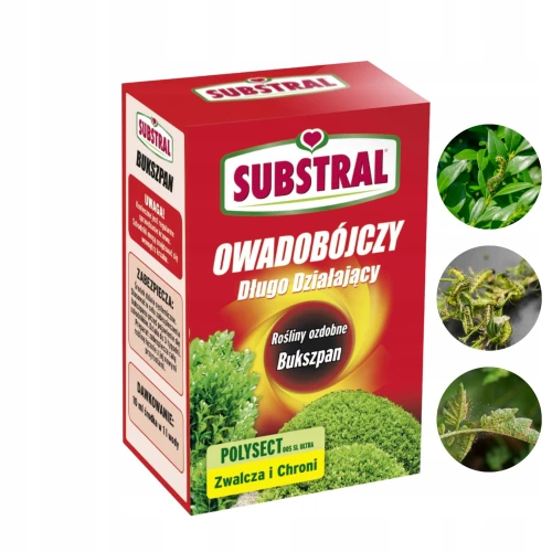 POLYSECT BUKSZPAN SUBSTRAL ZWALCZA ĆMĘ BUKSZPANOWĄ ROŚLINY OZDOBNE 100ML