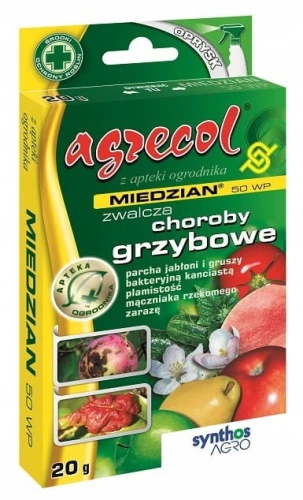 MIEDZIAN 50 WP ZWALCZAJĄCY CHOROBY GRZYBOWE 20g