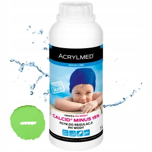CALCID MINUS 15% OBNIŻA WYSOKIE PH WODY W BASENIE PŁYN DO REGULACJI PH 0,5L