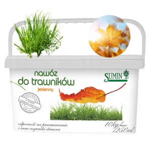 NAWÓZ JESIENNY DO TRAWY TRAWNIKA SUMIN DO TRAWNIKÓW BEZ AZOTU 10kg NA 250m²