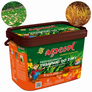 NAWÓZ JESIENNY DO TRAWNIKA I TRAW OZDOBNYCH AGRECOL BEZ AZOTU 5 kg na 250m²