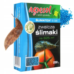 ŚLIMATOX 5GB AGRECOL MOCNY ŚRODEK ŚLIMAKOBÓJCZY DŁUGODZIAJĄCY 250g