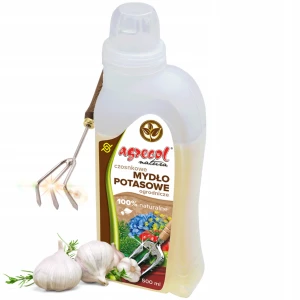 MYDŁO POTASOWE OGRODNICZE Z CZOSNKIEM SZARE PŁYN AGRECOL DO NARZĘDZI 500ml