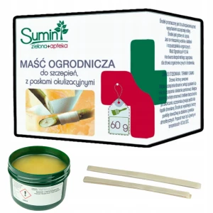 MAŚĆ OGRODNICZA NA RANY PO CIĘCIU GAŁĘZI DO SZCZEPIEŃ DRZEW SUMIN 60g+paski