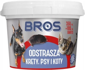 ODSTRASZACZ KRETÓW PSÓW I KOTÓW BROS 450ml