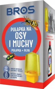 PUŁAPKA NA OSY I MUCHY + PŁYN 200ml BROS