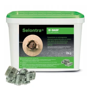 SELONTRA NAJMOCNIEJSZA TRUTKA NA MYSZY SZCZURY GRYZONIE ZIELONA KOSTKA 3 KG