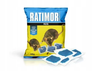MOCNIEJSZA TRUTKA NA MYSZY I SZCZURY RATIMOR 150G