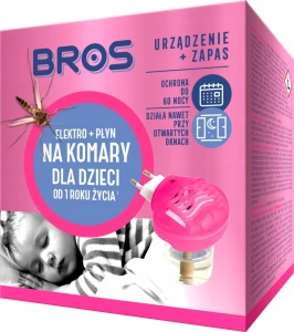 ELEKTRO + PŁYN NA KOMARY DLA DZIECI BROS
