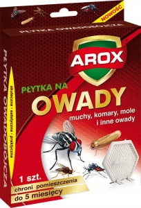 PŁYTKA NA OWADY MUCHY KOMARY MOLE AROX 1szt