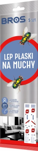 LEP PŁASKI NA MUCHY BROS 5-PAK