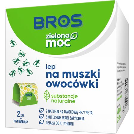 LEP NA MUSZKI OWOCÓWKI ZIELONA MOC BROS