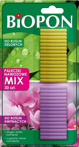 PAŁECZKI NAWOZOWE ROŚLINY KWITNĄCE I ZIELONE 30szt