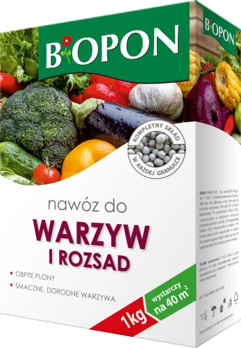 NAWÓZ DO WARZYW I ROZSAD POMIDORÓW OGÓRKÓW 1KG