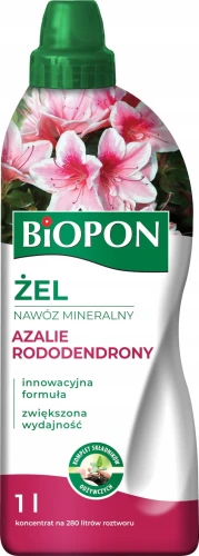 ŻEL NAWÓZ MINERALNY RODODENDRON AZALIA BIOPON 1l