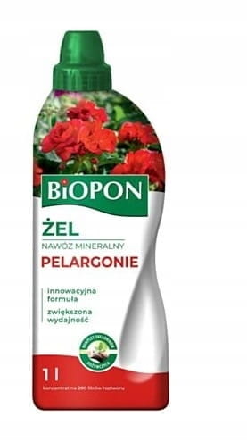 ŻEL NAWÓZ MINERALNY DO PELARGONII BIOPON 1l