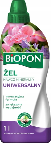 ŻEL NAWÓZ UNIWERSALNY DO ROŚLIN BIOPON 1l