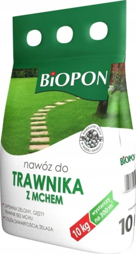 NAWÓZ GRANULOWANY DO TRAWNIKA Z MCHEM BIOPON 10 kg