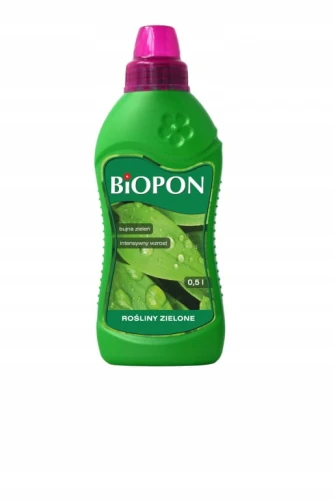 NAWÓZ KONCENTRAT DO ROŚLIN ZIELONYCH BIOPON 500ml