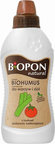 BIOHUMUS DO WARZYW I ZIÓŁ NAWÓZ ORGANICZNY 1l
