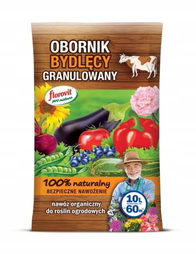 OBORNIK BYDLĘCY NAWÓZ ORGANICZNY FLOROVIT 10l