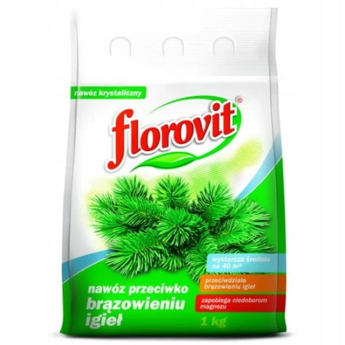 NAWÓZ PRZECIWKO BRĄZOWIENIU IGIEŁ FLOROVIT 1 kg